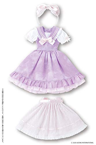 AZONE Ffc006-Lvp 1/3 Sweet Sailor One-Piece Dress Set Lavender X Pink Ribbon- Japan Figure Store - #1 Bring To You The Best Japanese Goods