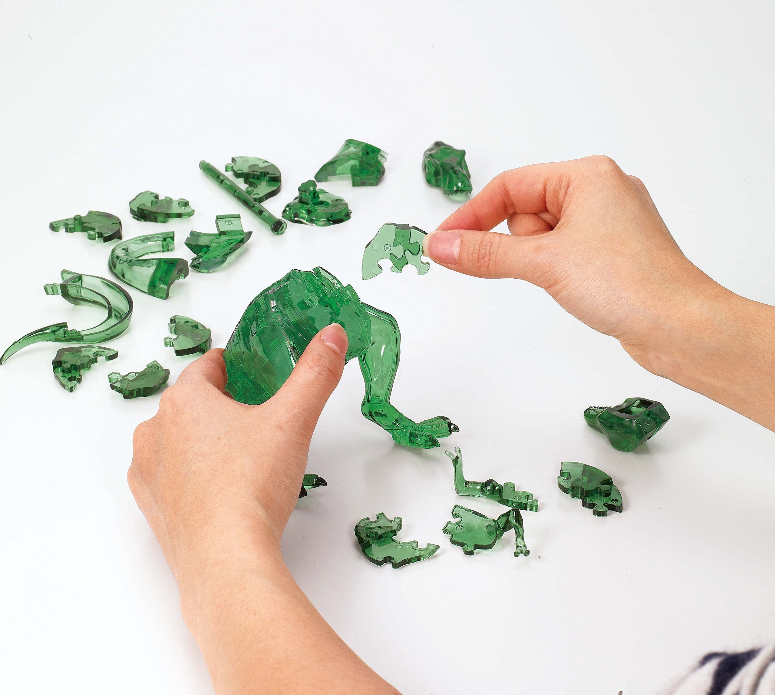 BEVERLY Crystal 3D Puzzle 486442 T-Rex Green- Japan Figure Store - #1 Bring To You The Best Japanese Goods