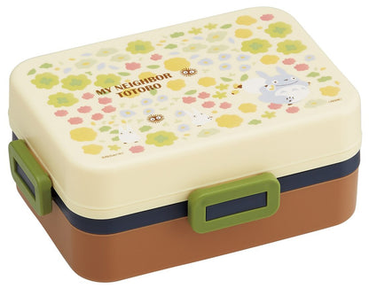 Skater 4-Point Lock Bento Lunch Box 580ml My Neighbor Totoro Garden Design- Japan Figure Store - #1 Bring To You The Best Japanese Goods