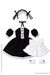 AZONE Fao090-Blk Azo2 Lolita Maid Dress Set Black- Japan Figure Store - #1 Bring To You The Best Japanese Goods