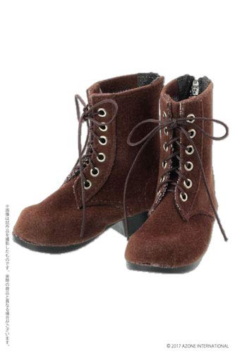50 Collection Far224 [For 48/50Cm Dolls] 50 Lace-Up Suede Boots Dark Brown- Japan Figure Store - #1 Bring To You The Best Japanese Goods
