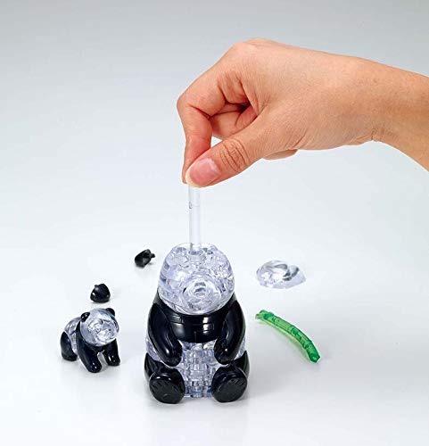 Beverly Crystal 3D Puzzle 486558 Panda & Baby (50 Pieces) Animal Crystal Puzzle- Japan Figure Store - #1 Bring To You The Best Japanese Goods