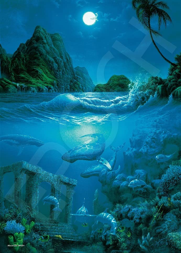 EPOCH 07-728S Jigsaw Puzzle Atlantis Revisited David Miller Glow In The Dark 500 Pieces- Japan Figure Store - #1 Bring To You The Best Japanese Goods