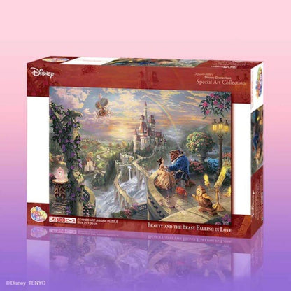 Tenyo 500 Piece Jigsaw Puzzle Disney Beauty And The Beast Japan Falling In Love 25X36Cm- Japan Figure Store - #1 Bring To You The Best Japanese Goods