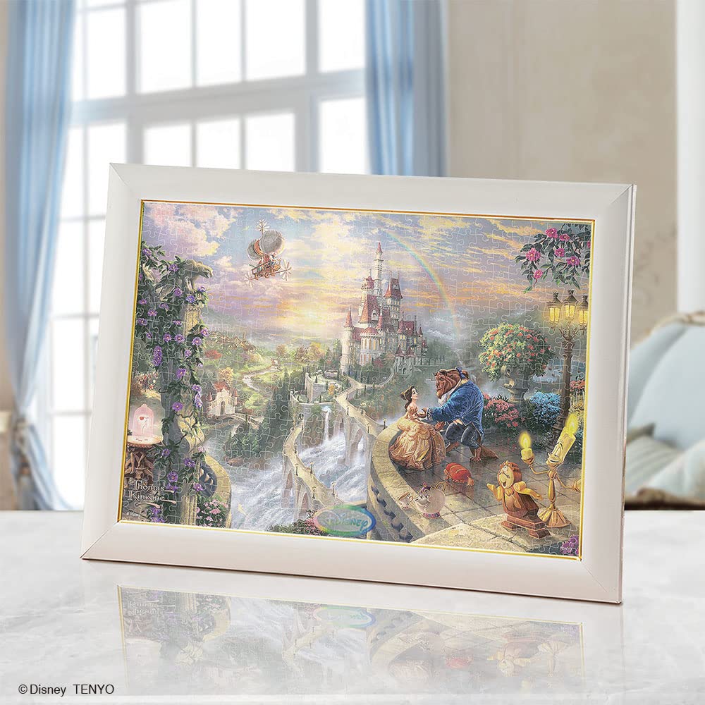 Tenyo 500 Piece Jigsaw Puzzle Disney Beauty And The Beast Japan Falling In Love 25X36Cm- Japan Figure Store - #1 Bring To You The Best Japanese Goods