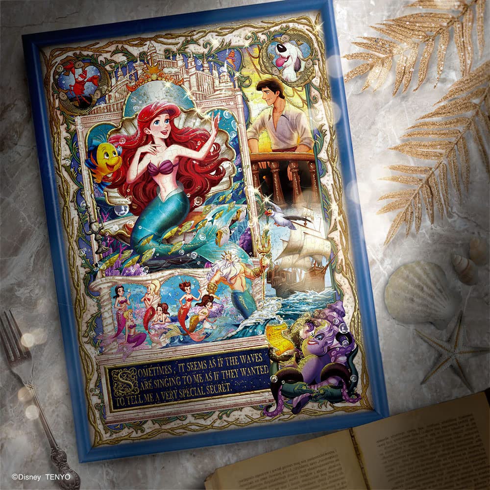 TENYO D500-670 Jigsaw Puzzle Disney The Little Mermaid Special Secret 500 Pieces- Japan Figure Store - #1 Bring To You The Best Japanese Goods
