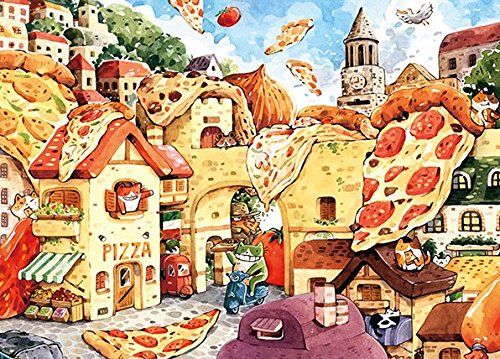 Appleone 500pc Jigsaw Puzzle Pizza Town 38x53cm- Japan Figure Store - #1 Bring To You The Best Japanese Goods