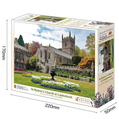 EPOCH 05-210S Jigsaw Puzzle St Hydroc'S Church At Lanhydrock 500 Pieces- Japan Figure Store - #1 Bring To You The Best Japanese Goods