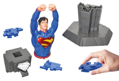 Beverly Car Puzzle 3D Cp3-015 Superman (53 Pieces) 3D Superhero Puzzle Block Toys- Japan Figure Store - #1 Bring To You The Best Japanese Goods