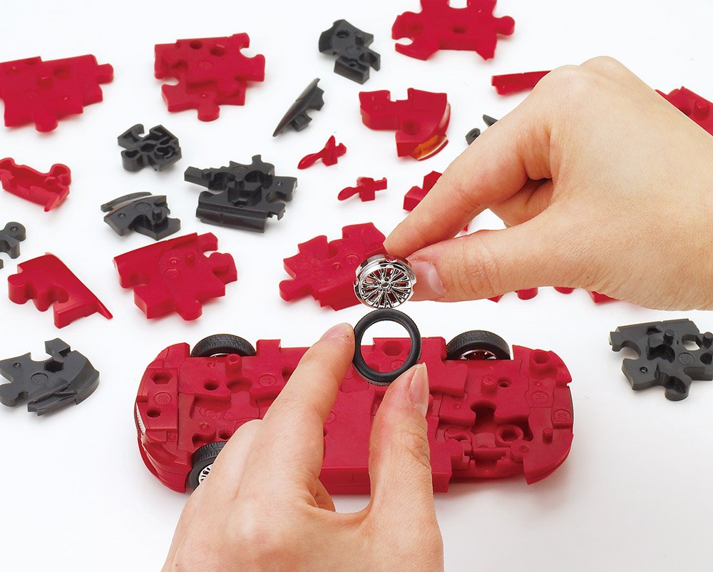 Beverly Car Puzzle 3D Cp3-003 BMW Z4 Red 60 Pieces 3D Car Jigsaw Puzzle Block Toy- Japan Figure Store - #1 Bring To You The Best Japanese Goods