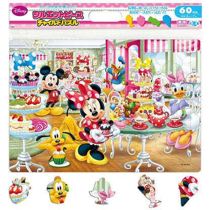 TENYO Jigsaw Puzzle Disney Mickey & Minnie Welcome To Sweets Shop 60 Pieces Child Puzzle- Japan Figure Store - #1 Bring To You The Best Japanese Goods