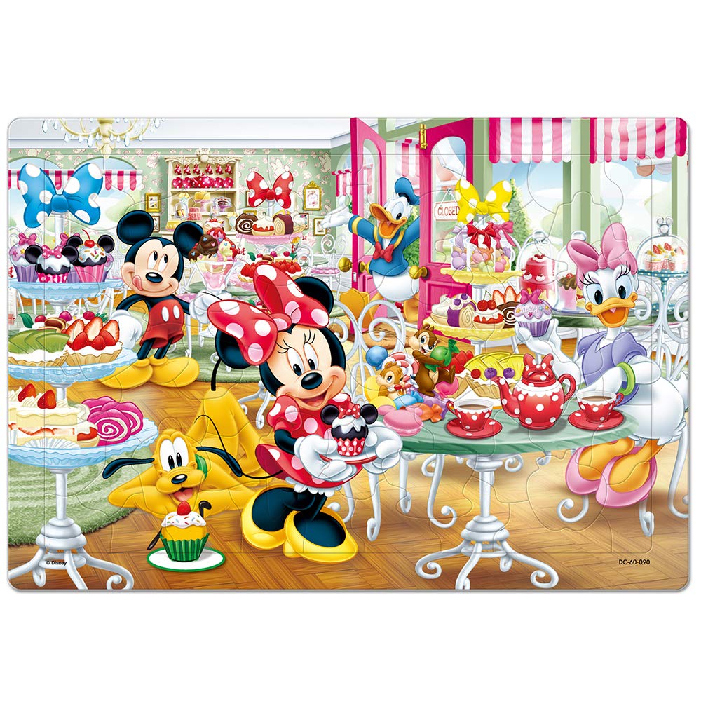 TENYO Jigsaw Puzzle Disney Mickey & Minnie Welcome To Sweets Shop 60 Pieces Child Puzzle- Japan Figure Store - #1 Bring To You The Best Japanese Goods
