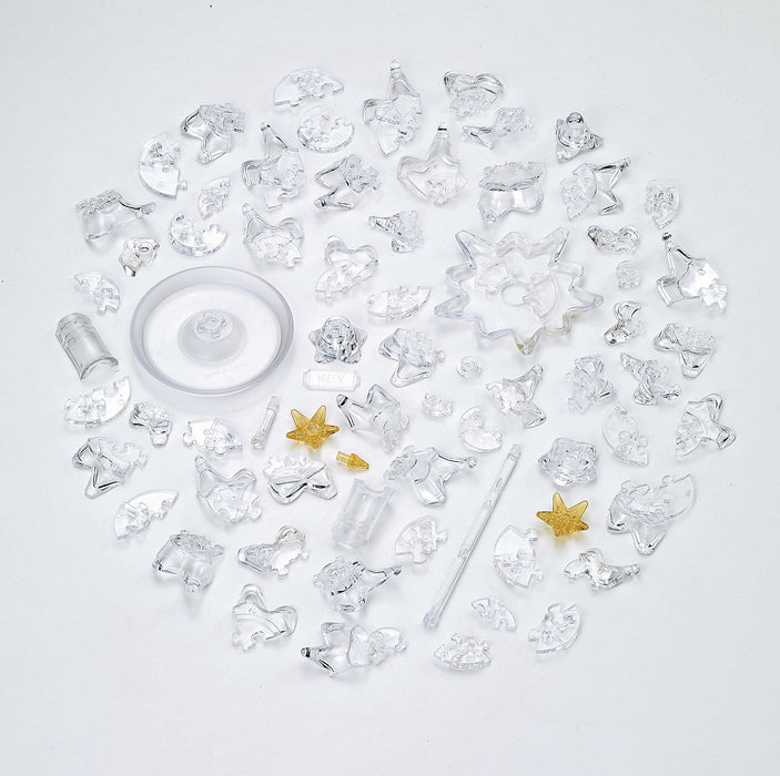 Beverly Crystal 3D Puzzle 50210 Crystal Tree 3D Christmas Trees Jigsaw Puzzle- Japan Figure Store - #1 Bring To You The Best Japanese Goods