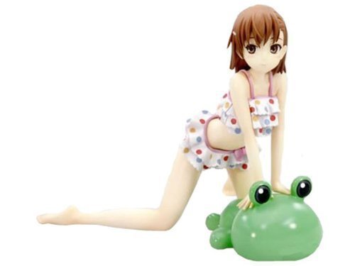 Kadokawa A Certain Scientific Railgun Misaka Mikoto Furifuri Swimsuit Figure 1/8 Scale Japan- Japan Figure Store - #1 Bring To You The Best Japanese Goods