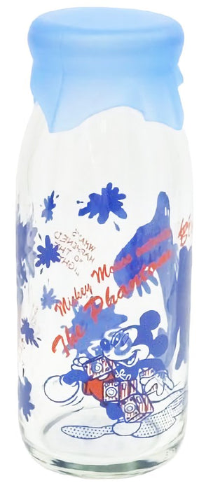 Aderia Japan Disney Vintage Milk Bottle The Phantom Blot 200Ml 1633- Japan Figure Store - #1 Bring To You The Best Japanese Goods