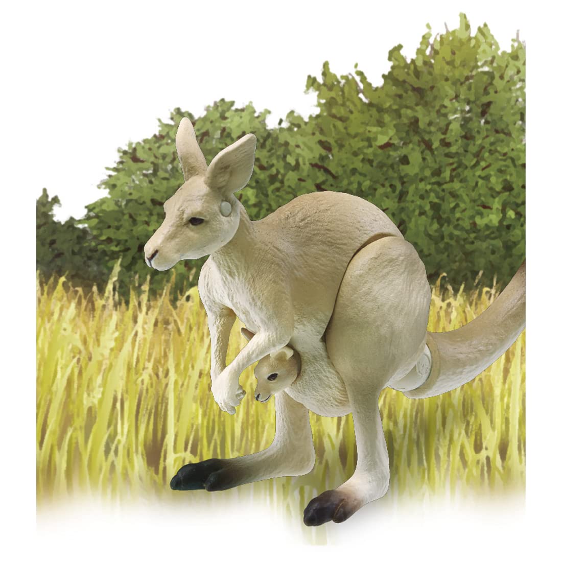 TAKARA TOMY Ania As-21 Eastern Grey Kangaroo- Japan Figure Store - #1 Bring To You The Best Japanese Goods
