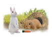 TAKARA TOMY Ania As-34 Animal Adventure Japanese White Rabbit & Lop-Eared Rabbit- Japan Figure Store - #1 Bring To You The Best Japanese Goods