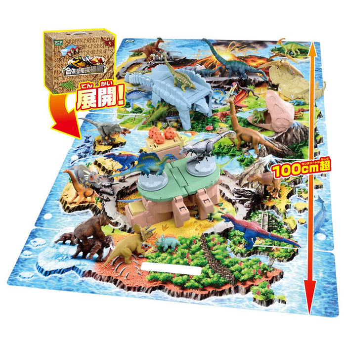 TAKARA TOMY Animal Adventure Dinosaur Exploration Island- Japan Figure Store - #1 Bring To You The Best Japanese Goods