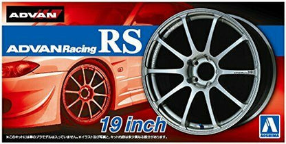 Aoshima 1/24 Advan Racing Rs 19 Inch Plastic Model Kit