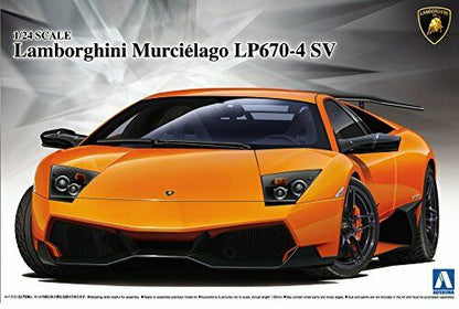 Aoshima 1/24 Lamborghini Murcielago Lp670-4 Sv Plastic Model Kit