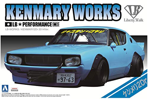 Aoshima 1/24 Lb Works Skyline C110 2dr 2014 Ver. Plastic Model Kit