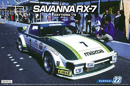 Aoshima 1/24 Mazda Sa22c Rx-7 Daytona '79 Plastic Model Kit