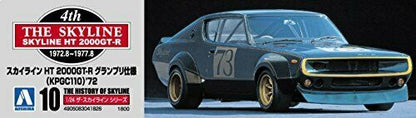 Aoshima 1/24 Skyline Ht 2000gt-r Kpgc110 '72 Model Car
