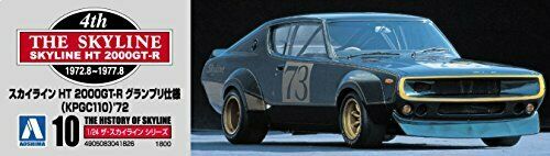 Aoshima 1/24 Skyline Ht 2000gt-r Kpgc110 '72 Model Car