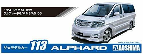 Aoshima 1/24 Toyota Nh10w Alphard G/v Ms/as '05 Plastic Model Kit