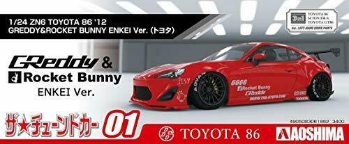 Aoshima 1/24 Toyota Zn6 Toyota86 '12 Greddy & Rocket Bunny Enkei Ver. Model Kit