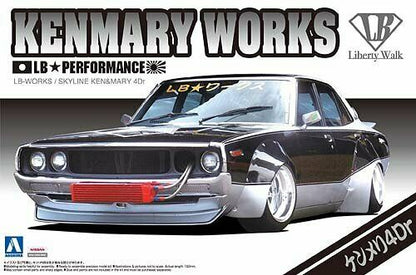 Aoshima 1/24 Lb Works Kenmeri 4dr Plastic Model Kit