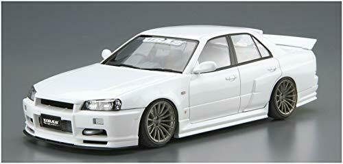 Aoshima 1/24 Scale Nissan Uras Er34 Skyline Type-r 2001 Plastic Model Kit