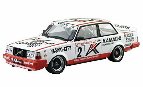 Aoshima 1/24 Volvo 240 Turbo '86 Macau Guia Race Winner Plastic Model Kit