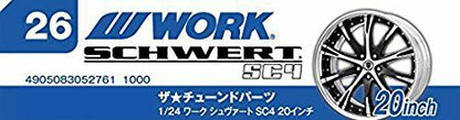 Aoshima 1/24 Work Schwert Sc4 20 Inch Accessory