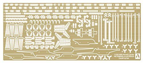 Aoshima British Aircraft Carrier Hms Victorious Plastic Model Kit