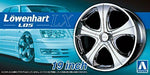 Aoshima Bunka Kyozai 1/24 The Tuned Parts No.88 Lowenhart Ld5 Lx 19 Inch Plastic