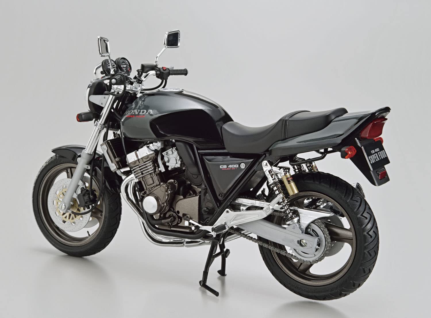 AOSHIMA Naked Bike 1/12 Cb400 Super Four 92 Plastic Model- Japan Figure Store - #1 Bring To You The Best Japanese Goods