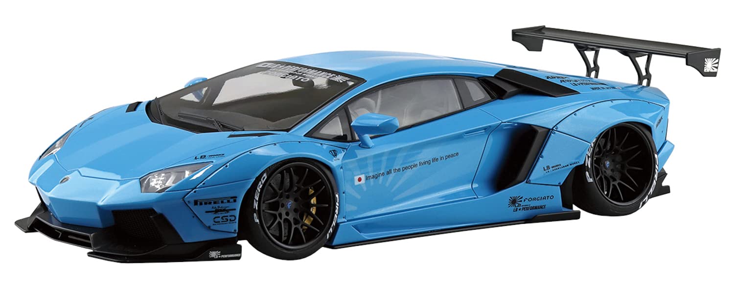 AOSHIMA Liberty Walk 1/24 No.16 Lamborghini Aventador Plastic Model- Japan Figure Store - #1 Bring To You The Best Japanese Goods