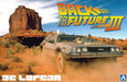 Aoshima 59180 Back to the Future Part 3 Delorean With Railraod 1/24 Plastic Car Model Kit- Japan Figure Store - #1 Bring To You The Best Japanese Goods