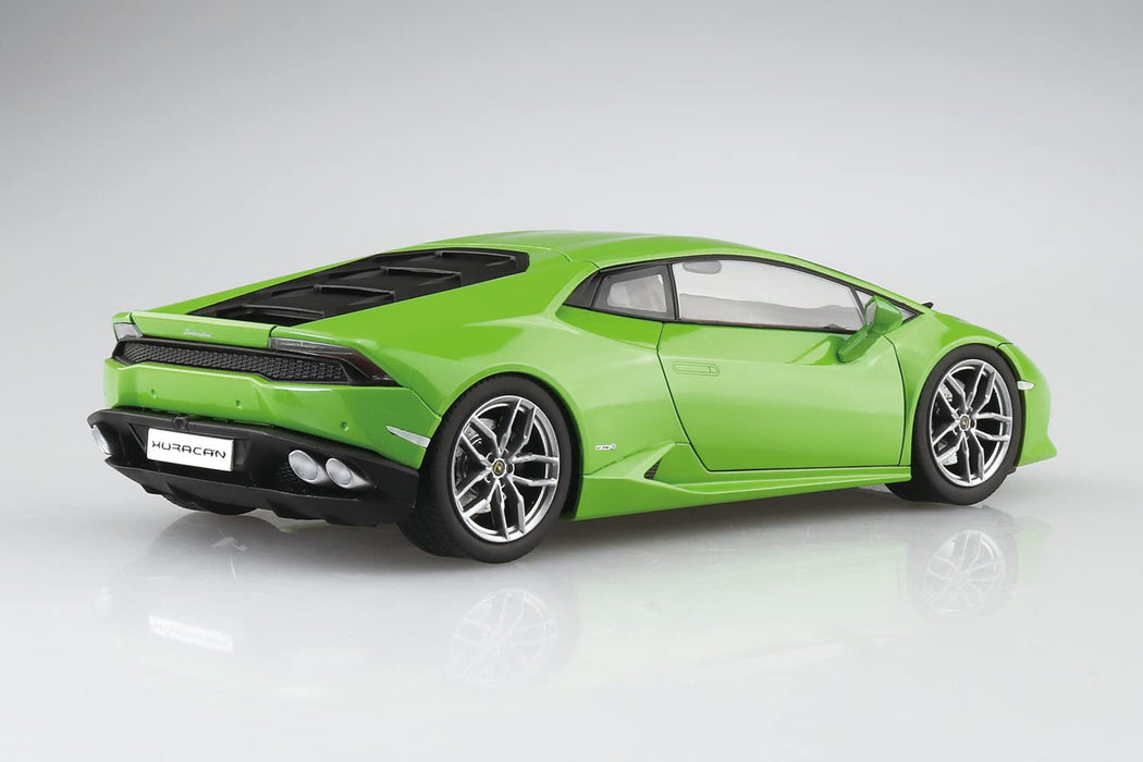 Aoshima 1/24 Pre-Painted No.4-A '14 Lamborghini Huracan Green Plastic Model- Japan Figure Store - #1 Bring To You The Best Japanese Goods