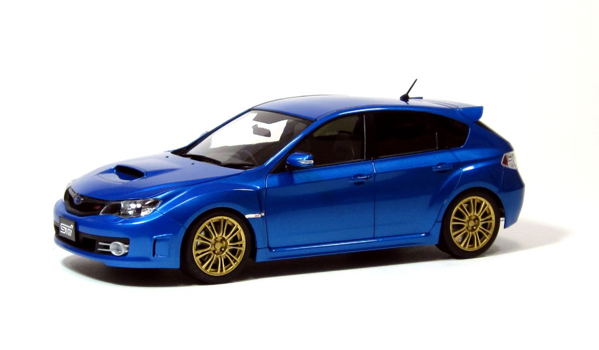 AOSHIMA - 49747 Subaru Impreza Wrx Sti 2007 Option Wheel Version 1/24 Scale Kit- Japan Figure Store - #1 Bring To You The Best Japanese Goods