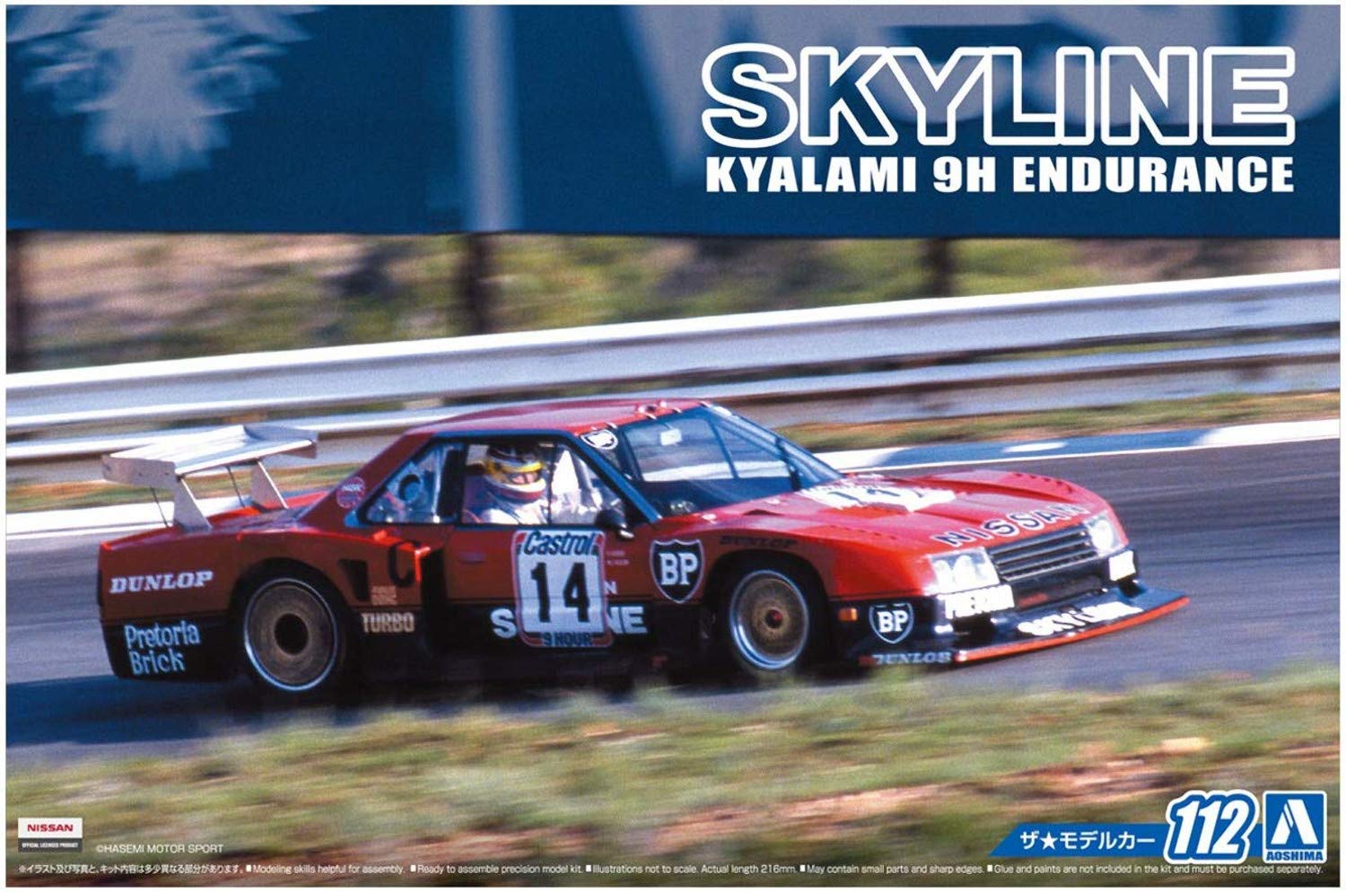 AOSHIMA The Model Car 1/24 Nissan R30 Skyline Turbo Kyalami-9H Endurance '82 Plastic Model- Japan Figure Store - #1 Bring To You The Best Japanese Goods