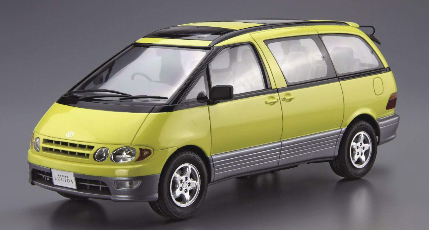 AOSHIMA The Model Car 1/24 Toyota Tcr11G Estima Lucida/Emina `94 Plastic Model- Japan Figure Store - #1 Bring To You The Best Japanese Goods