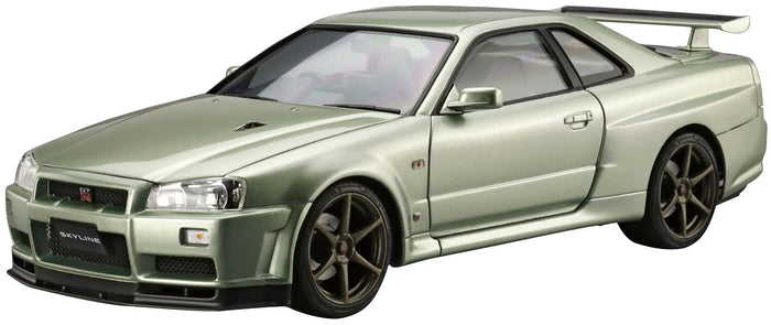 AOSHIMA The Model Car 1/24 Nissan Bnr34 Skyline Gt-R V-Spec Ii Nur. '02 Plastic Model- Japan Figure Store - #1 Bring To You The Best Japanese Goods