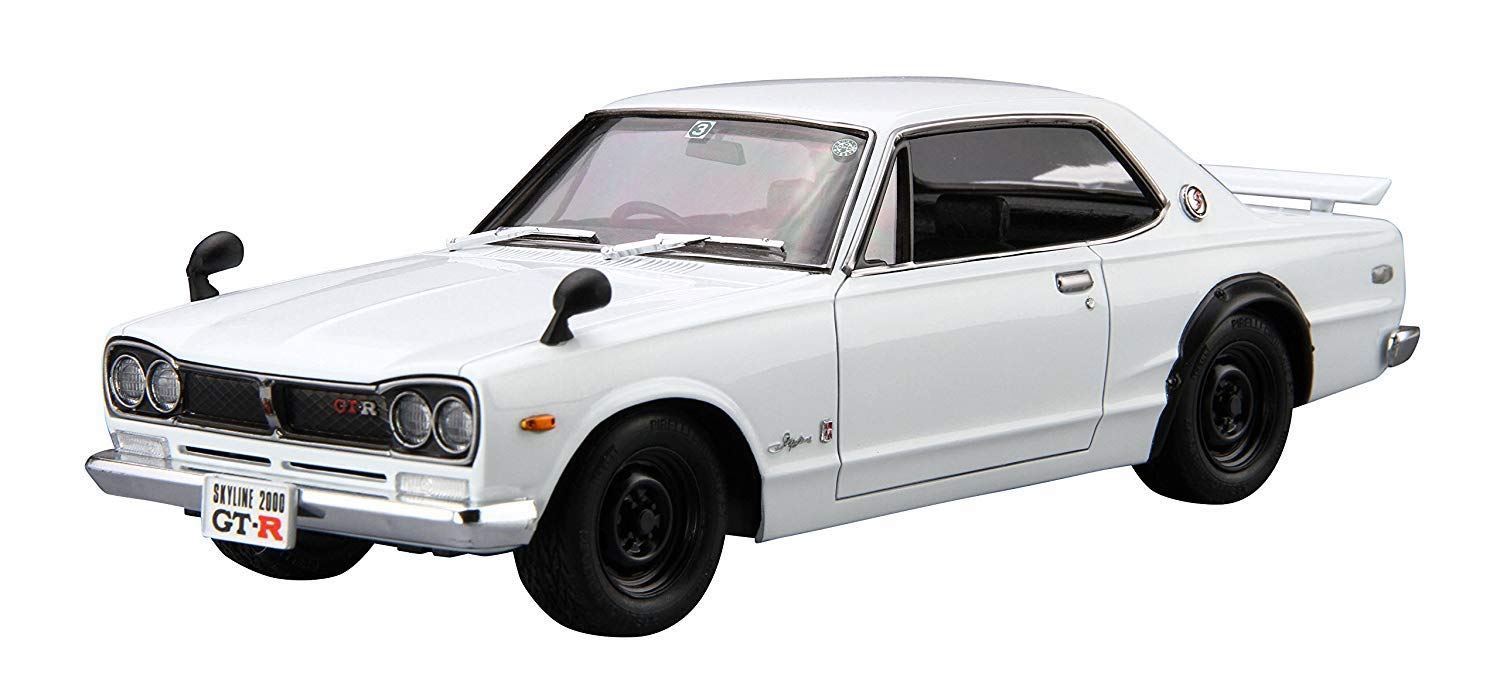 AOSHIMA The Model Car 1/24 Nissan Kpgc10 Skyline Ht2000Gt-R '71 Plastic Model- Japan Figure Store - #1 Bring To You The Best Japanese Goods