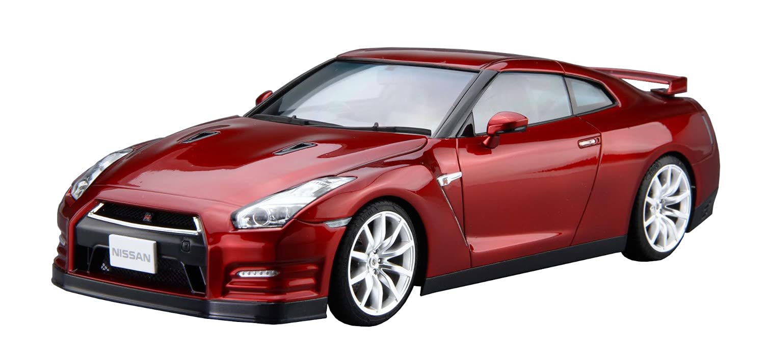 AOSHIMA The Model Car 1/24 Nissan R35 Gt-R Pure Edition '14 Plastic Model- Japan Figure Store - #1 Bring To You The Best Japanese Goods