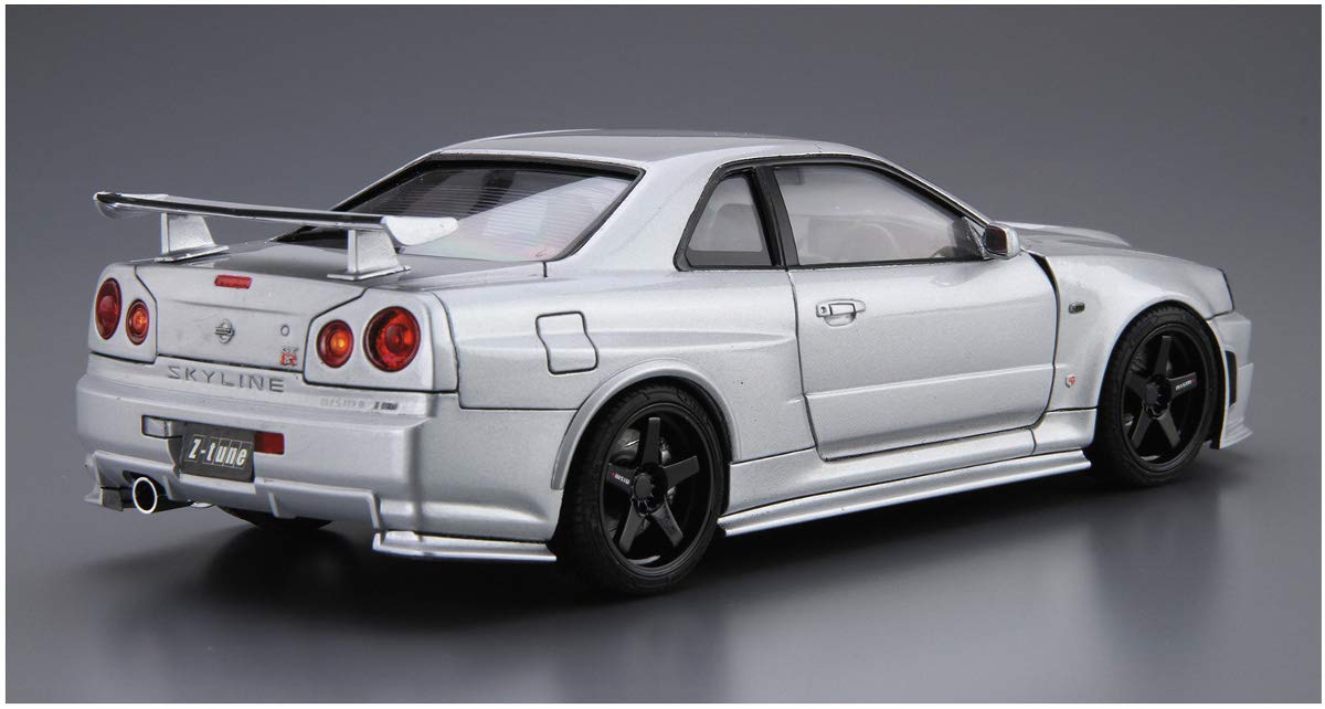 AOSHIMA The Model Car 1/24 Nismo Bnr34 Skyline Gt-R Z-Tune '04 Plastic Model- Japan Figure Store - #1 Bring To You The Best Japanese Goods