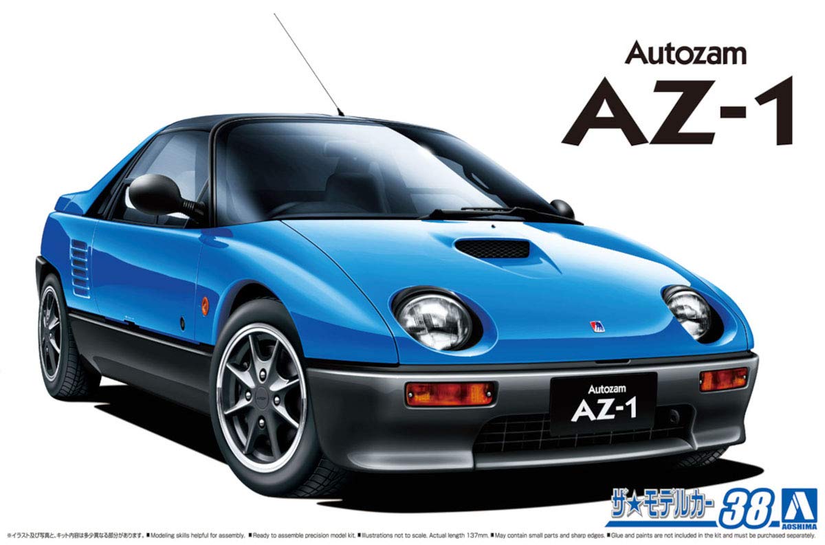 AOSHIMA The Model Car 1/24 Mazda Pg6Sa Az-1 '92 Plastic Model- Japan Figure Store - #1 Bring To You The Best Japanese Goods