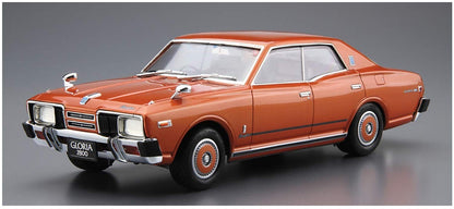 AOSHIMA The Model Car 1/24 Nissan P332 Cedric/Gloria 4Ht280E Brougham '78 Plastic Model- Japan Figure Store - #1 Bring To You The Best Japanese Goods
