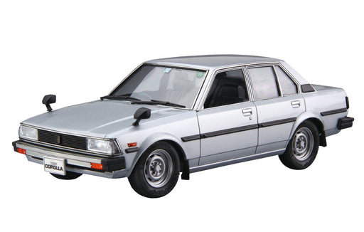 Aoshima Bunka Kyozai 1/24 The Model Car Series No.71 Toyota E70 Corolla Sedan Gt/Dx 1981 Plastic Model- Japan Figure Store - #1 Bring To You The Best Japanese Goods